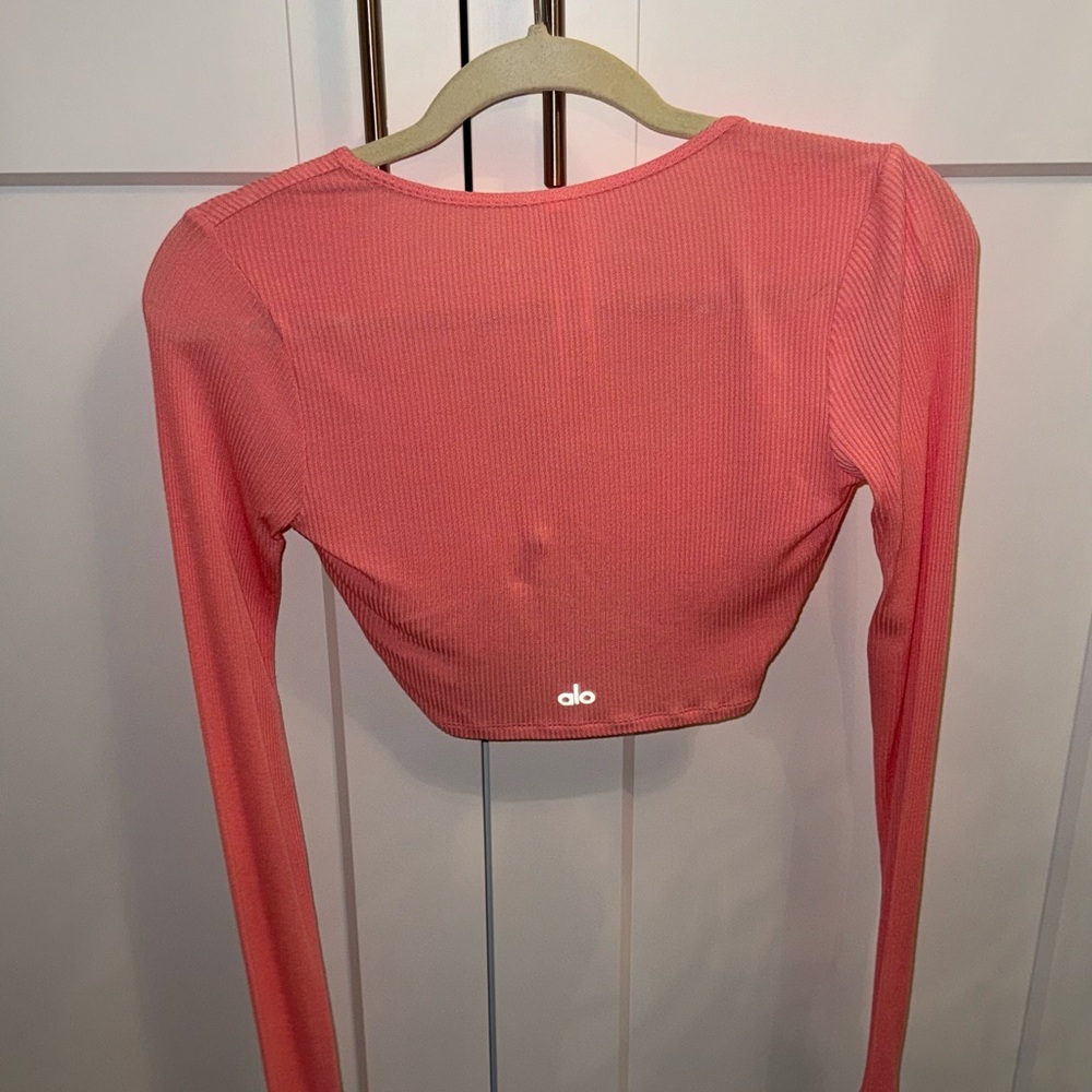ALO Yoga Ribbed Knotty Long Sleeve - Picture 5 of 5